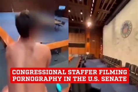 gay staffer senate video|Gay Senate video: Sex scandal staffer fired, what it says about us